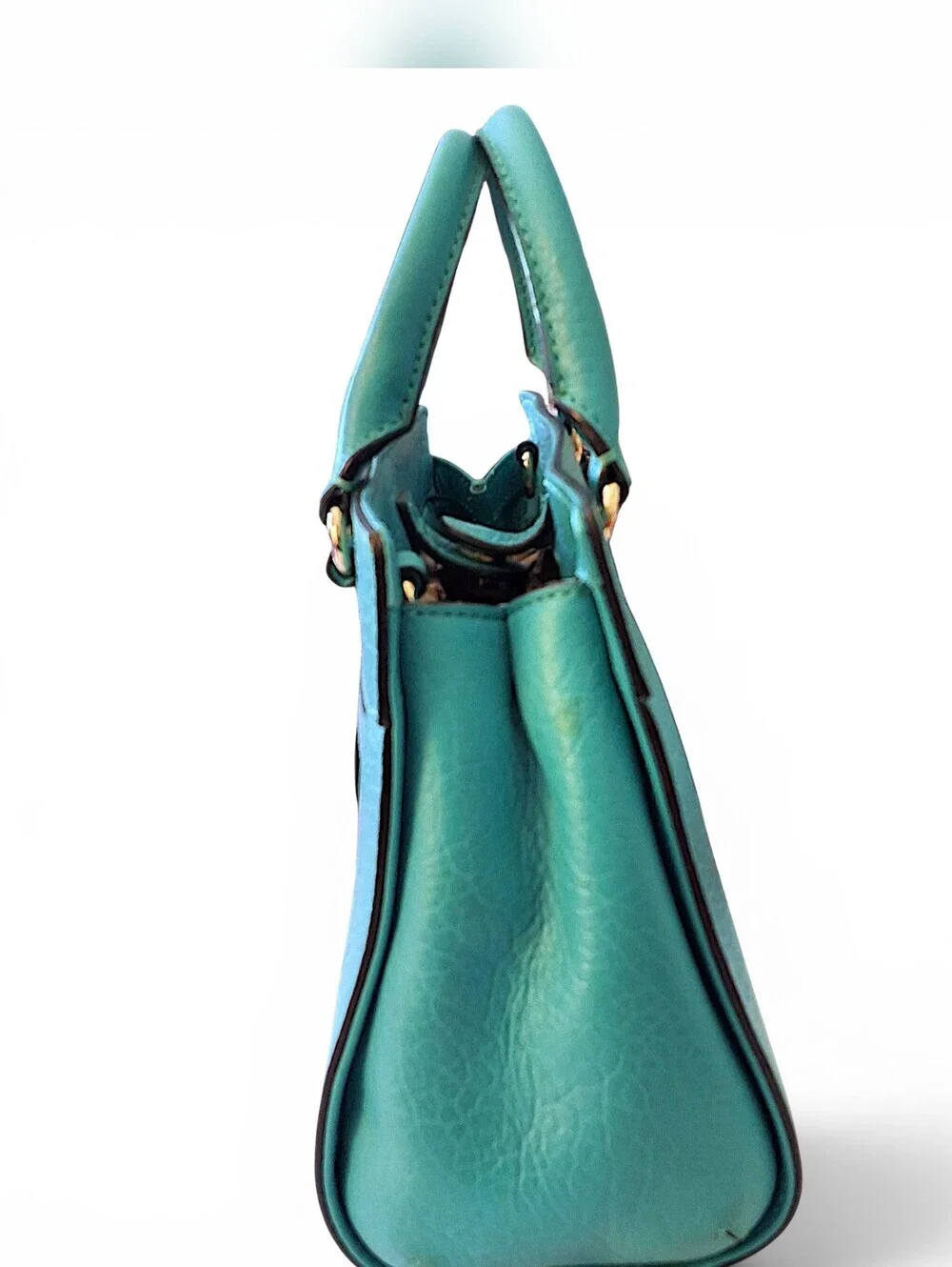 Kate Spade New York Turquoise Pebbled Leather Satchel Crossbody 💙